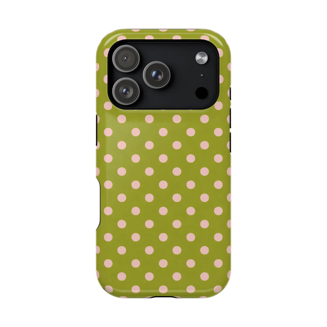 green & blush dots - MagSafe