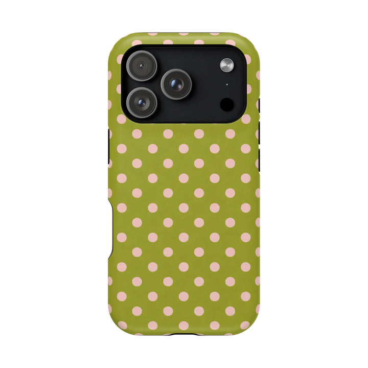 green & blush dots - MagSafe