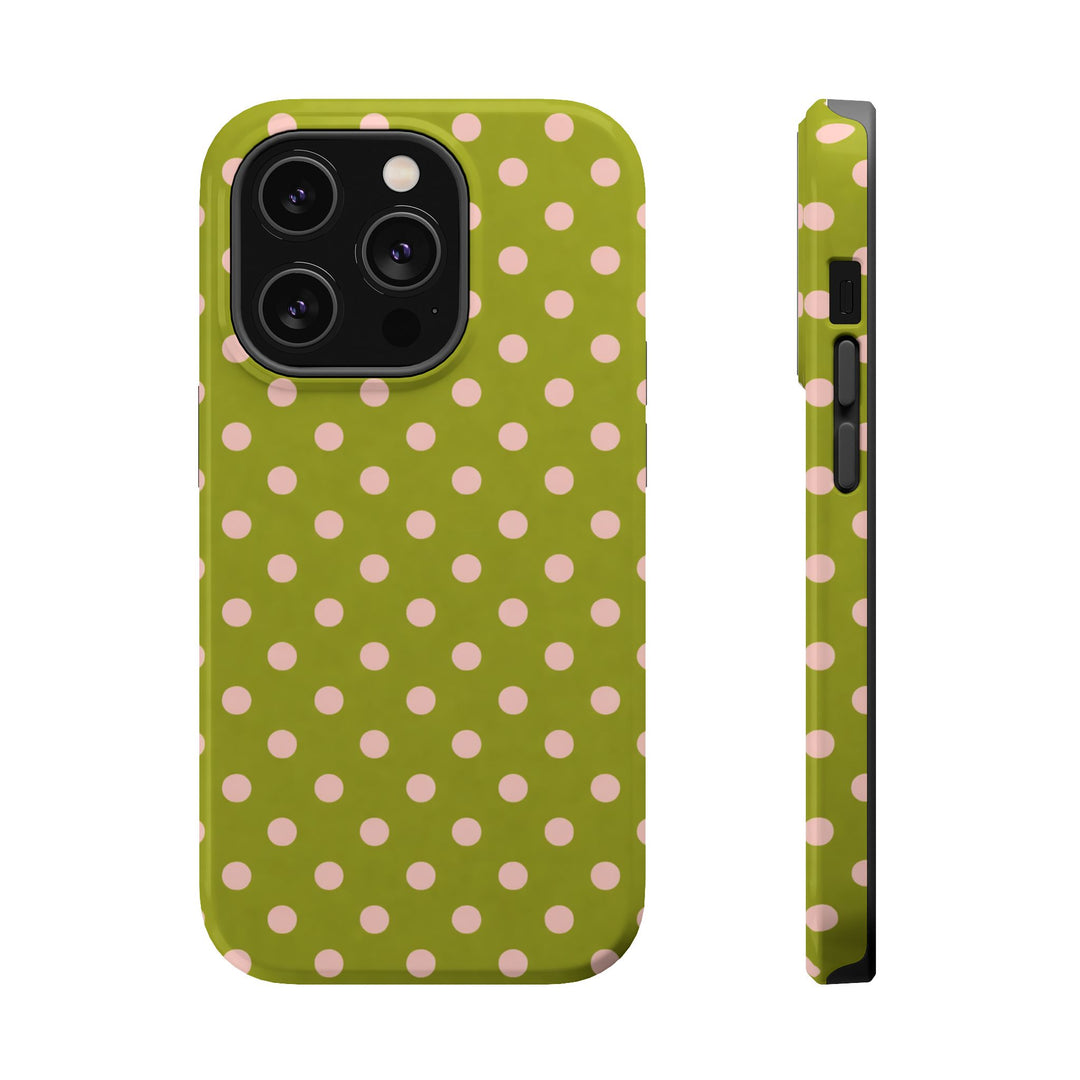 green & blush dots - MagSafe
