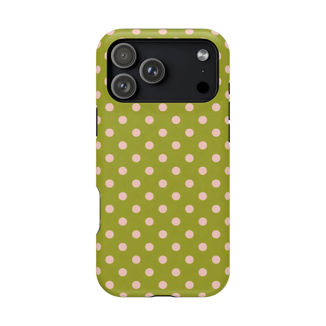 green & blush dots - MagSafe
