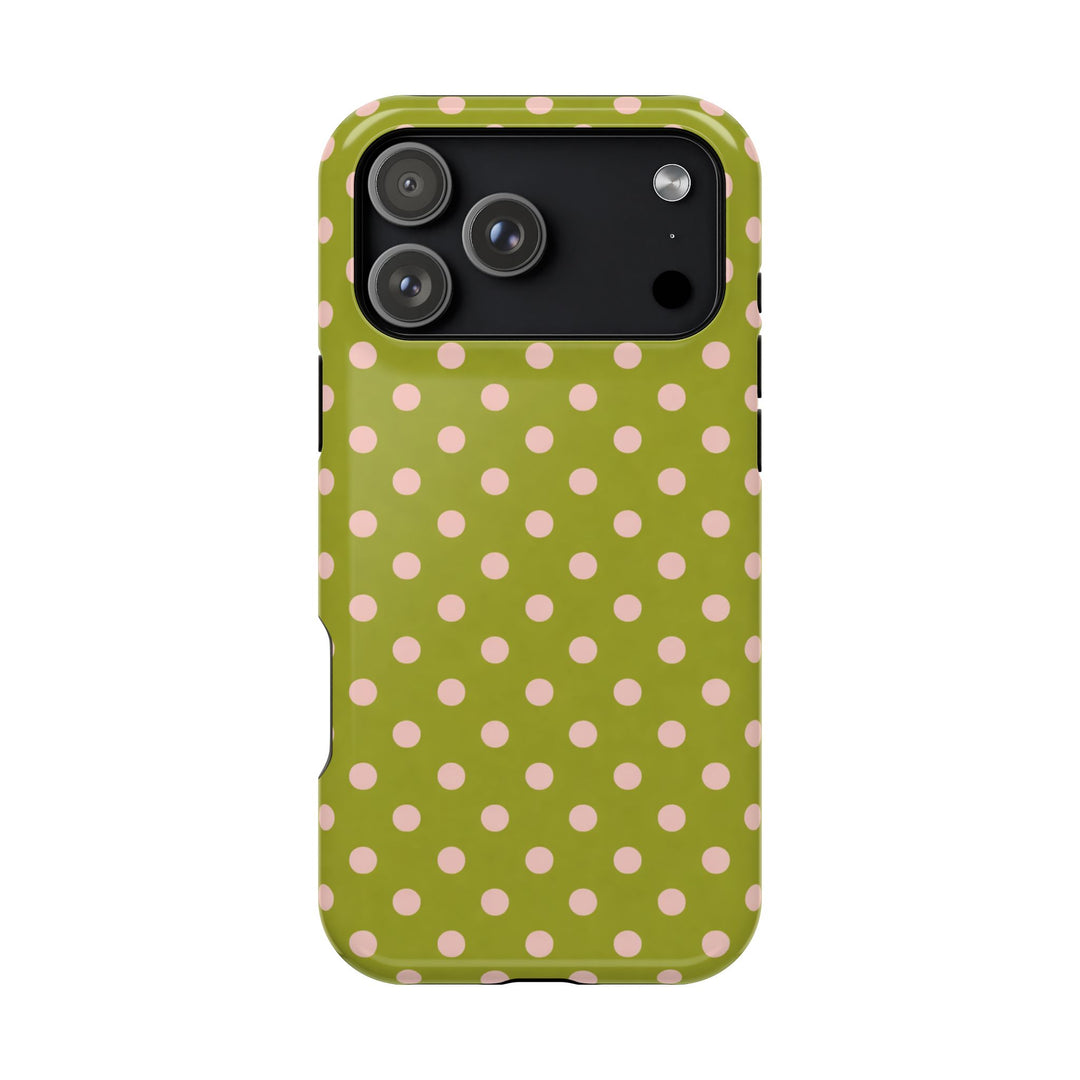 green & blush dots - MagSafe